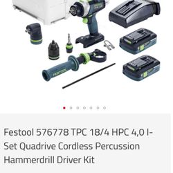 Festool Hammerdrill Driver Kit