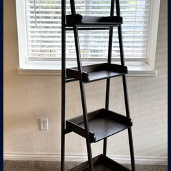 Bookcase Ladder, 4 Shelf Display Home Decor