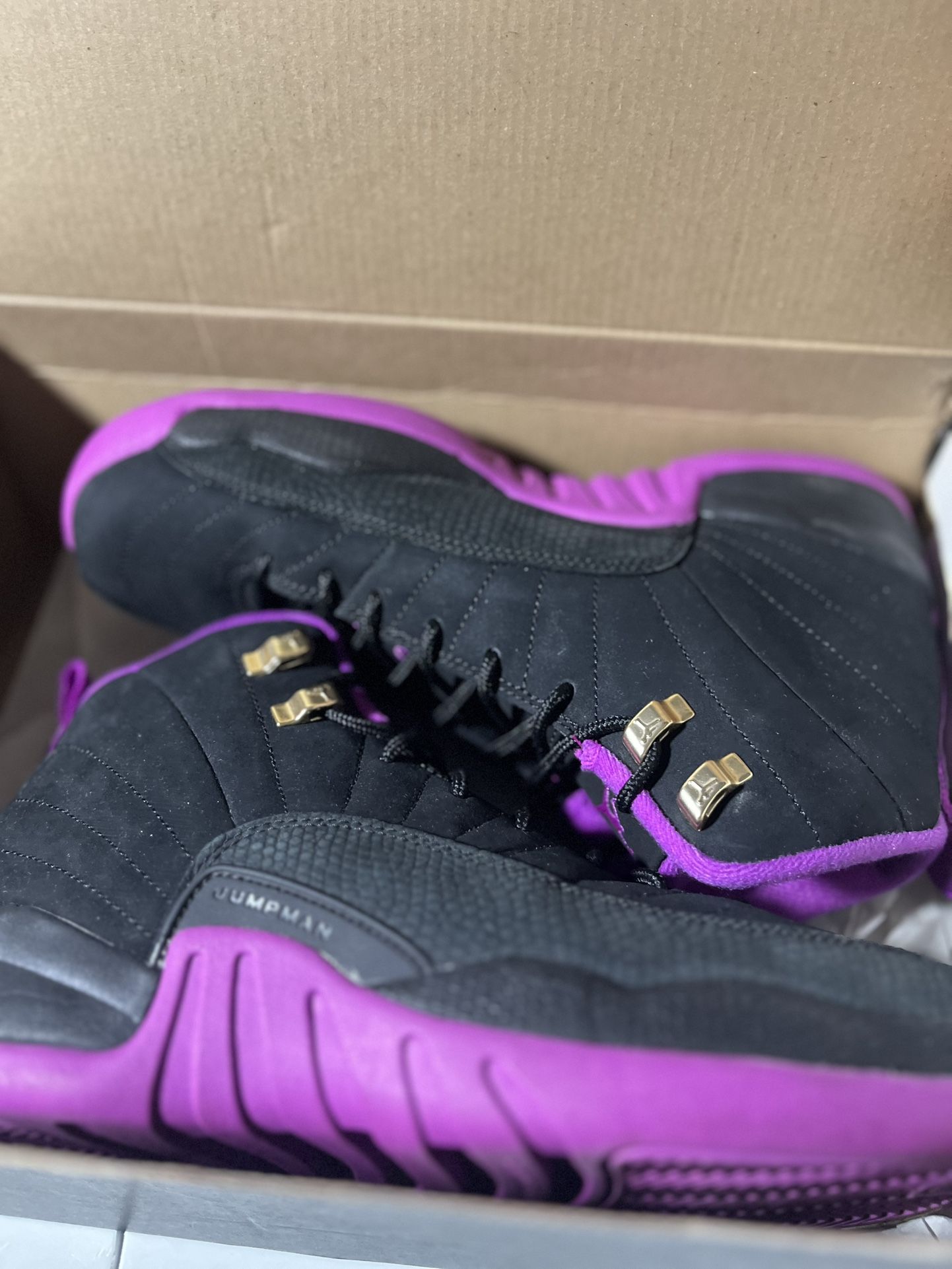 Nike Air Jordan 12 Retro GGs in the "Hyper Violet" colorway