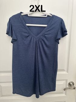 Women’s 2XL Blue Top