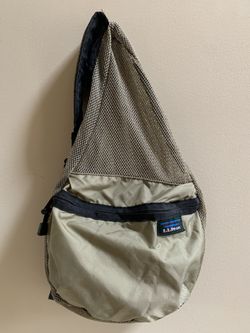 L.L.BEAN Mesh Sling Bag Outdoors Vintage - QUALITY 