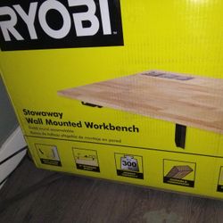 Wall Mount Work Bench Ruby