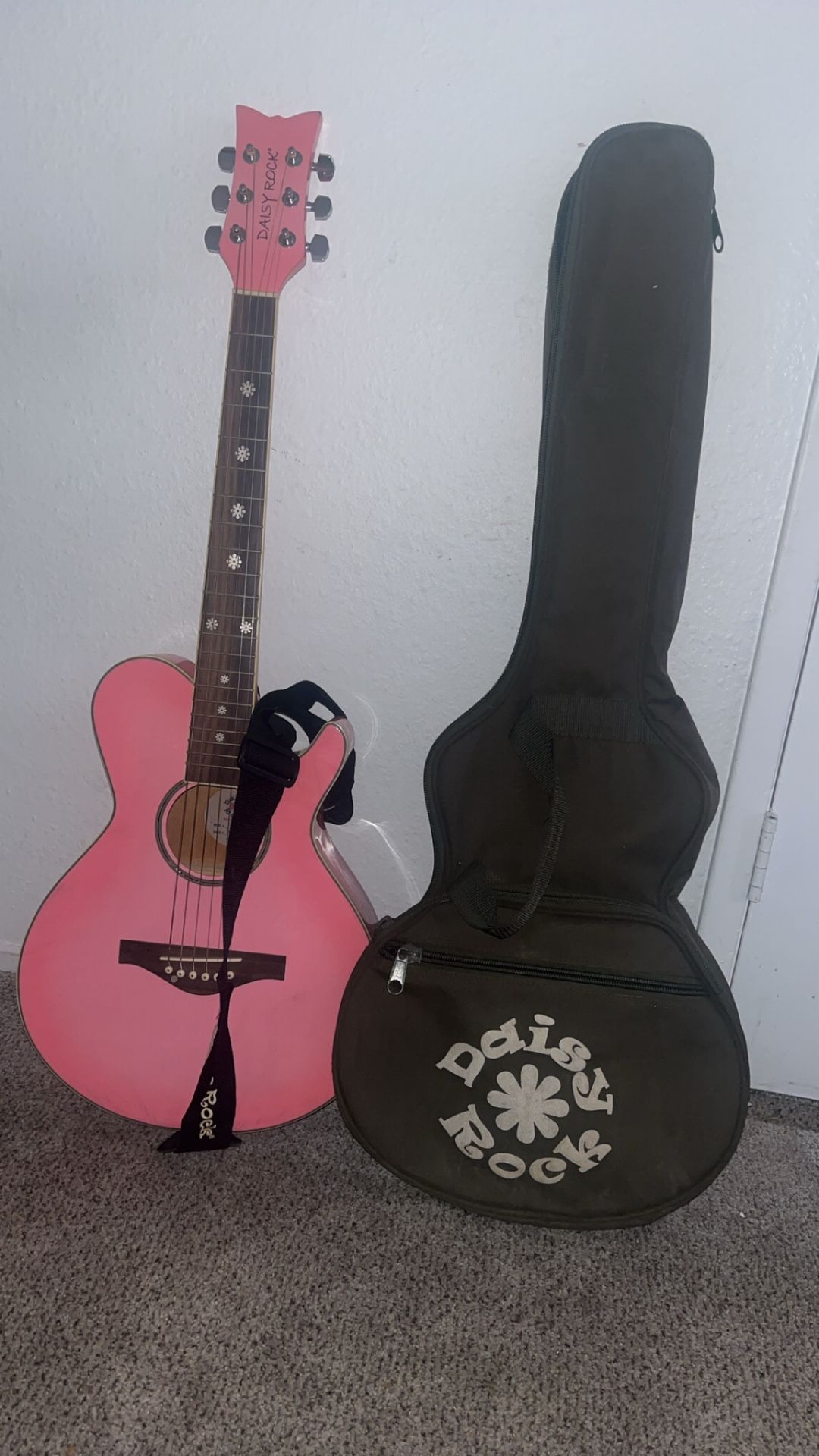 Daisy Rock Pink Guitar