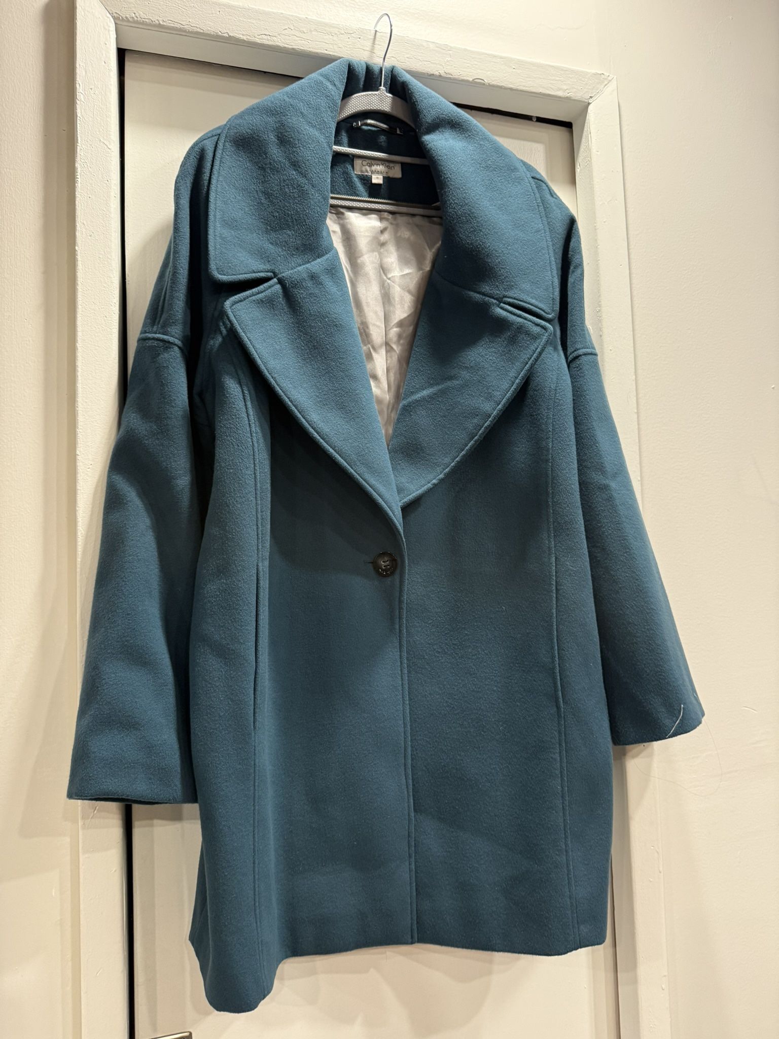 Calvin Klein Shawl Collar Coat - 14Size - Pre-owned