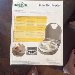 Timed Pet Feeder- Brand New 