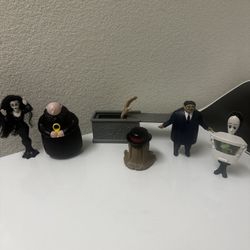 Addams Family Halloween Toy Complete Set Burger King - Lights Up & Projects!