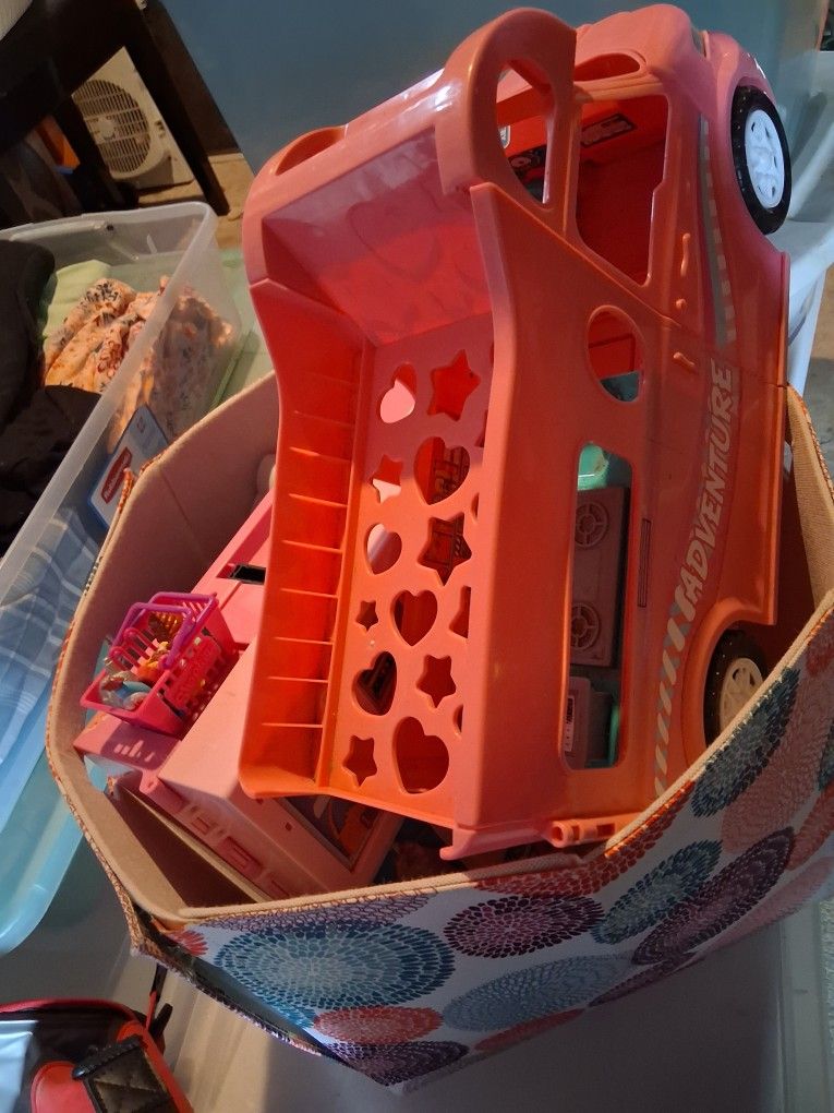 Box Of Girls Toys