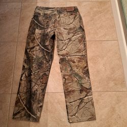 Vintage Red Head Camoflag Real Tree Pants Size 32×32