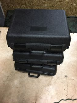 Double walled plastic instrument cases