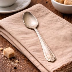 1847 Rogers Bros 1940s XS Triple Silverplate Demitasse Replacement Spoon, 4.5”