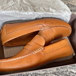 Cognac Leather Shoes 