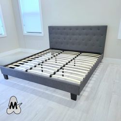 NEW IN BOX - KING BED FRAME 😊 MATTRESS SOLD SEPARATELY