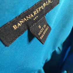 Banana Republic Blue Flattering Dress