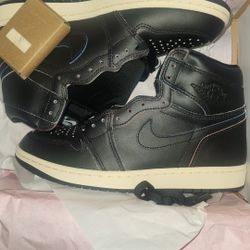 Jordan 1 Retro High OG "Black and Muslin"