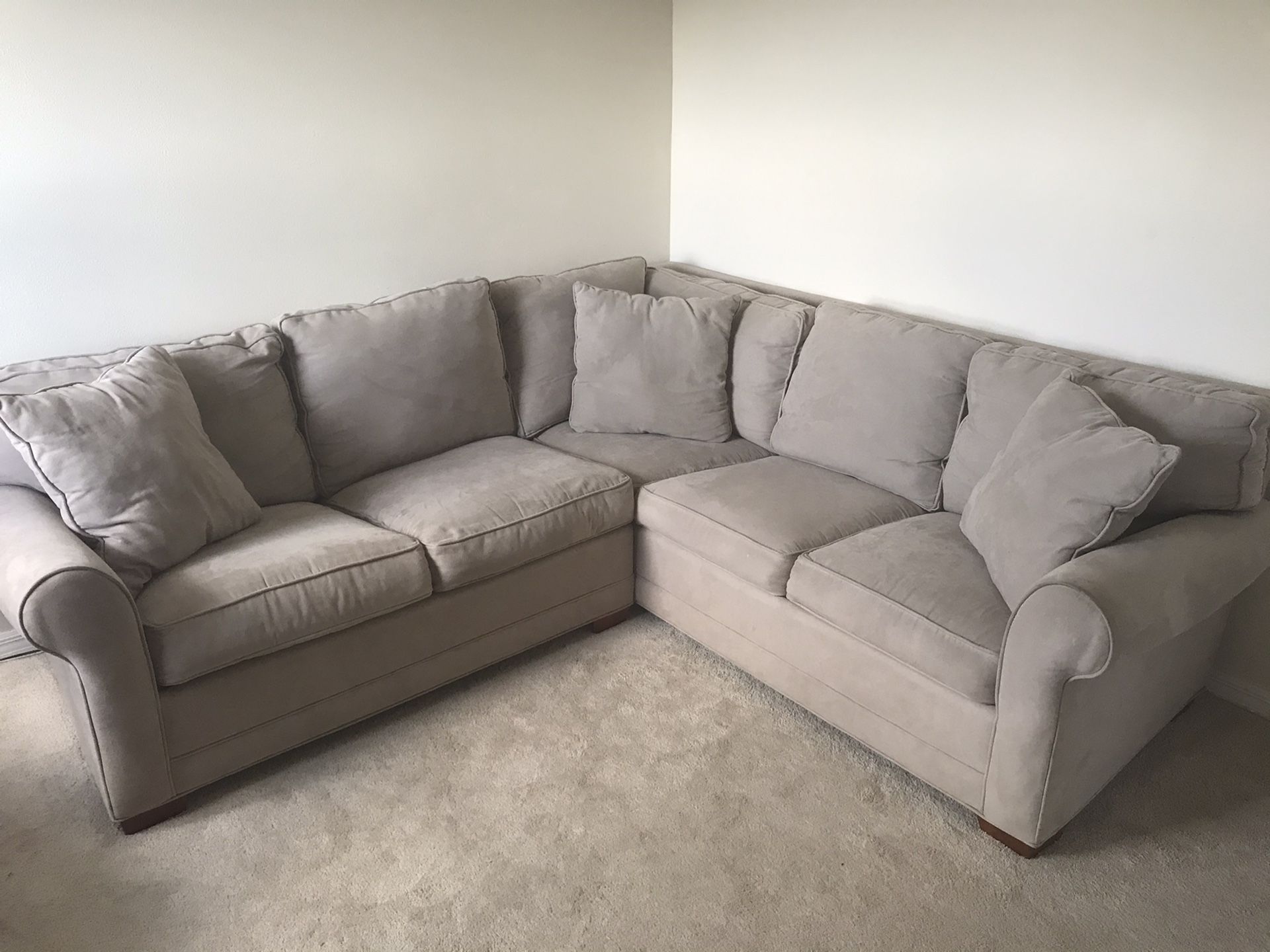 Sectional couch with Twin pull out bed