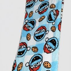 Sesame Street Cookie Monster Christmas pajama pants – size Large.