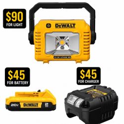 DEWALT 20V MAX Cordless Task Light + Battery/Charger Available