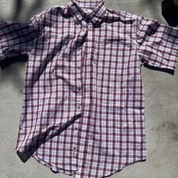 Wrangler Plaid Shirt: Size Medium 