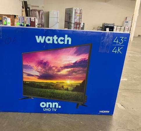Brand New 43” 4K ONN TV! Open box w/ warranty 9ID4T