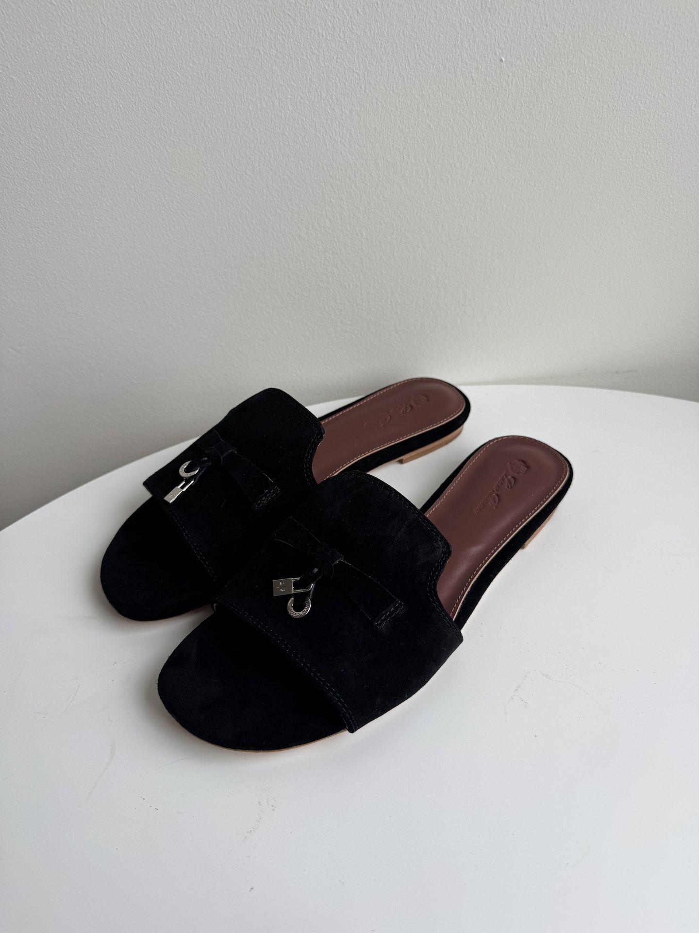 Loro Piana Summer Charms Slide Mules