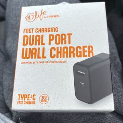 Fast Charging Dual Port Wall Charger