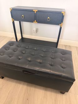 Complete Guest Room Furniture — Trundle Bed, Nautica Tables, Lamps & Storage Bench — $650 OBO