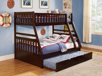 Rowe Cherry Twin/Full Bunk Bed | B2013