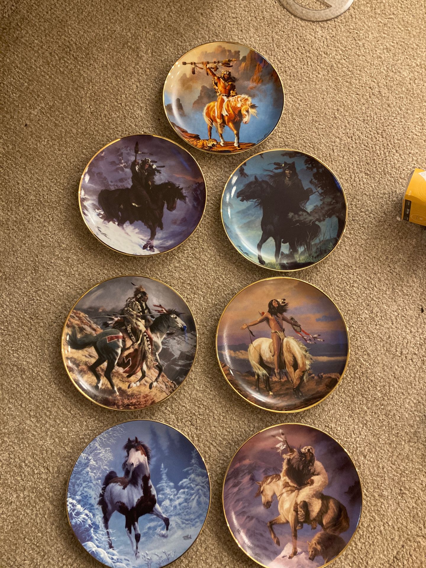 7 Western Heritage Museum Plates