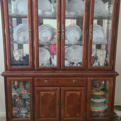 Wooden China Cabinet 