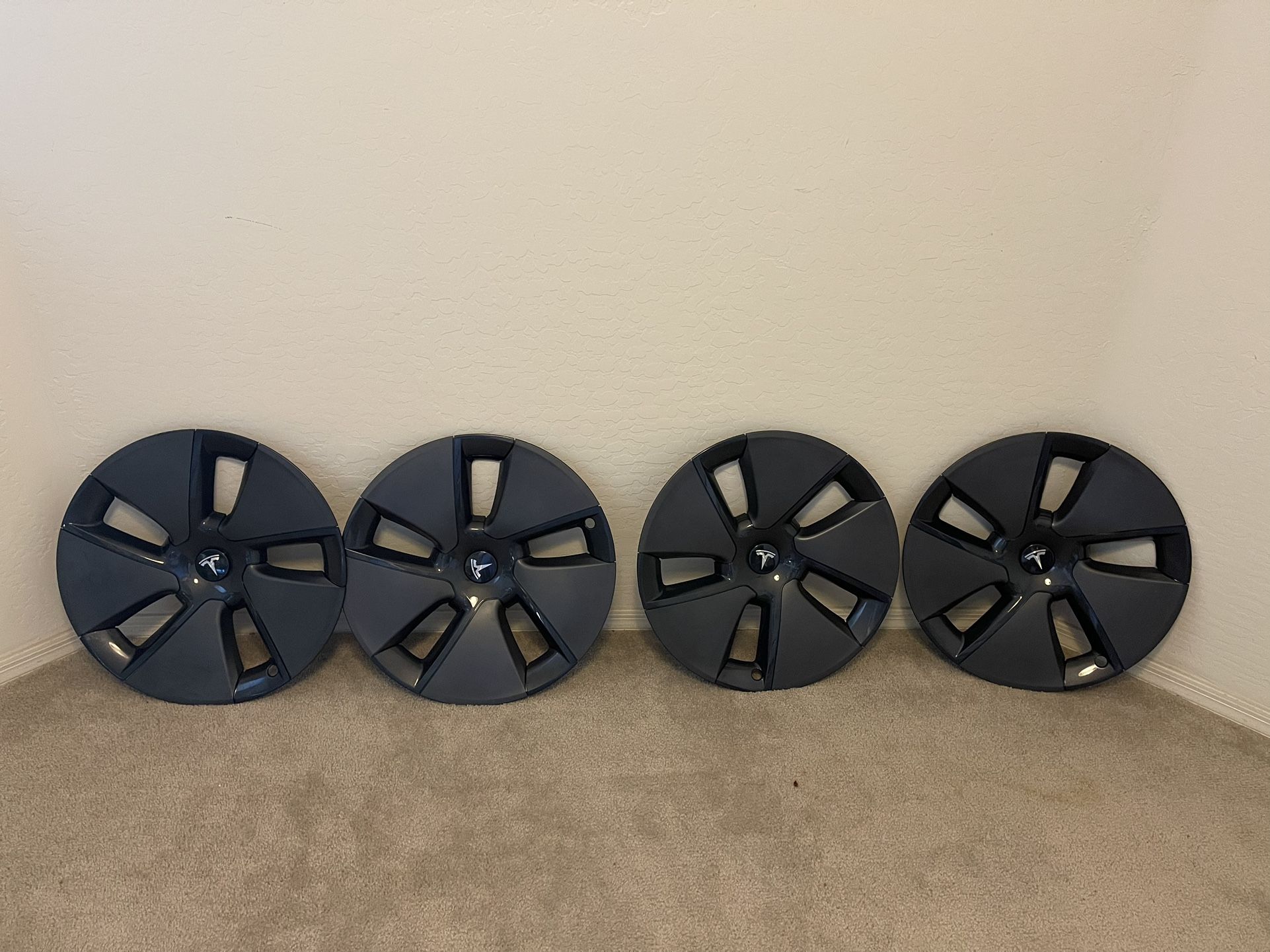 Tesla OEM Model 3 18” Aero Wheel Covers Set Of 4 Model 1044271-00-C