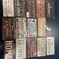 Various Craft Signs/signs