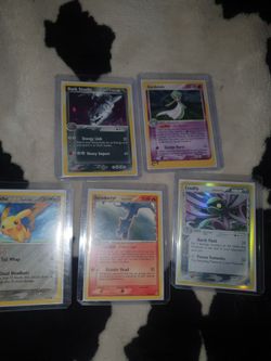 English pokemon cards dark pokemon delta species pokemon and e reader card