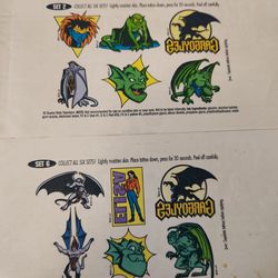 1990s OG Disney Gargoyles tattoo sets