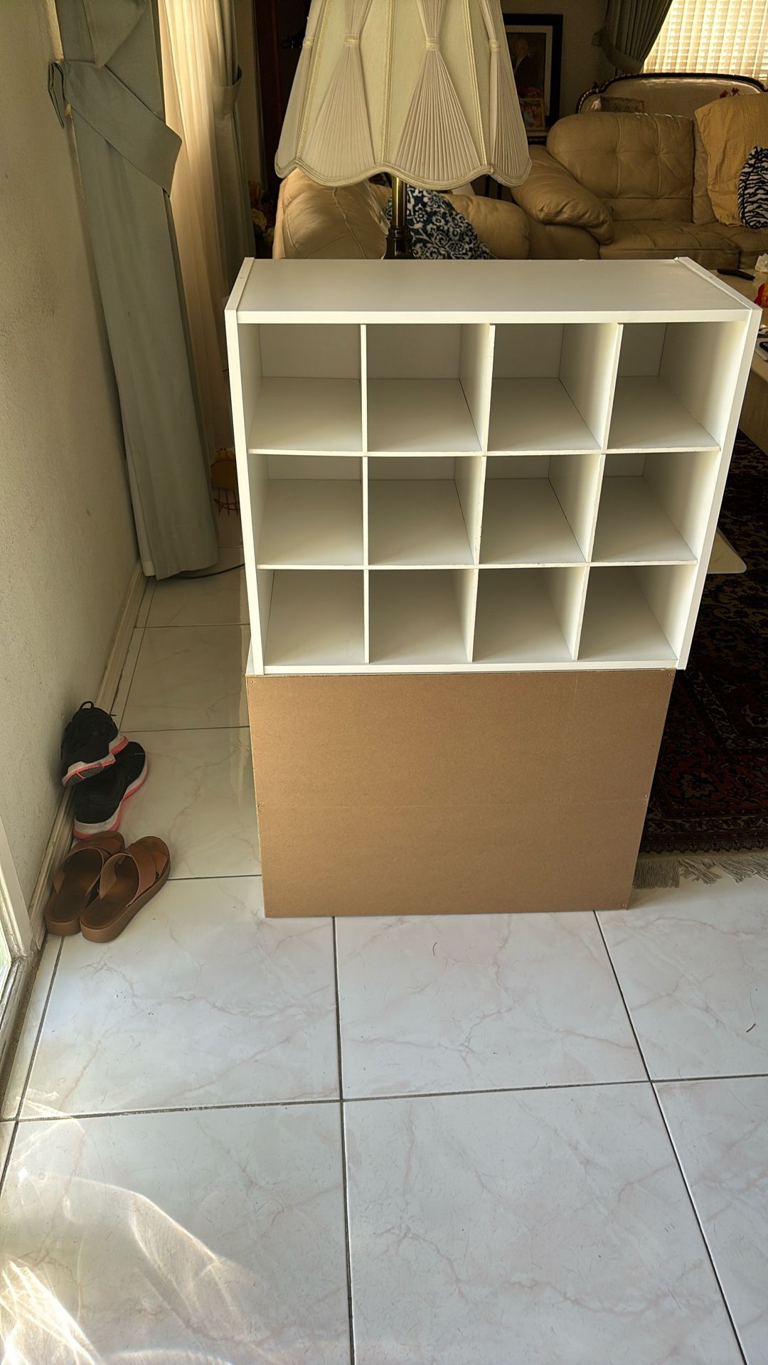 Wooden Shoe  Organizer 