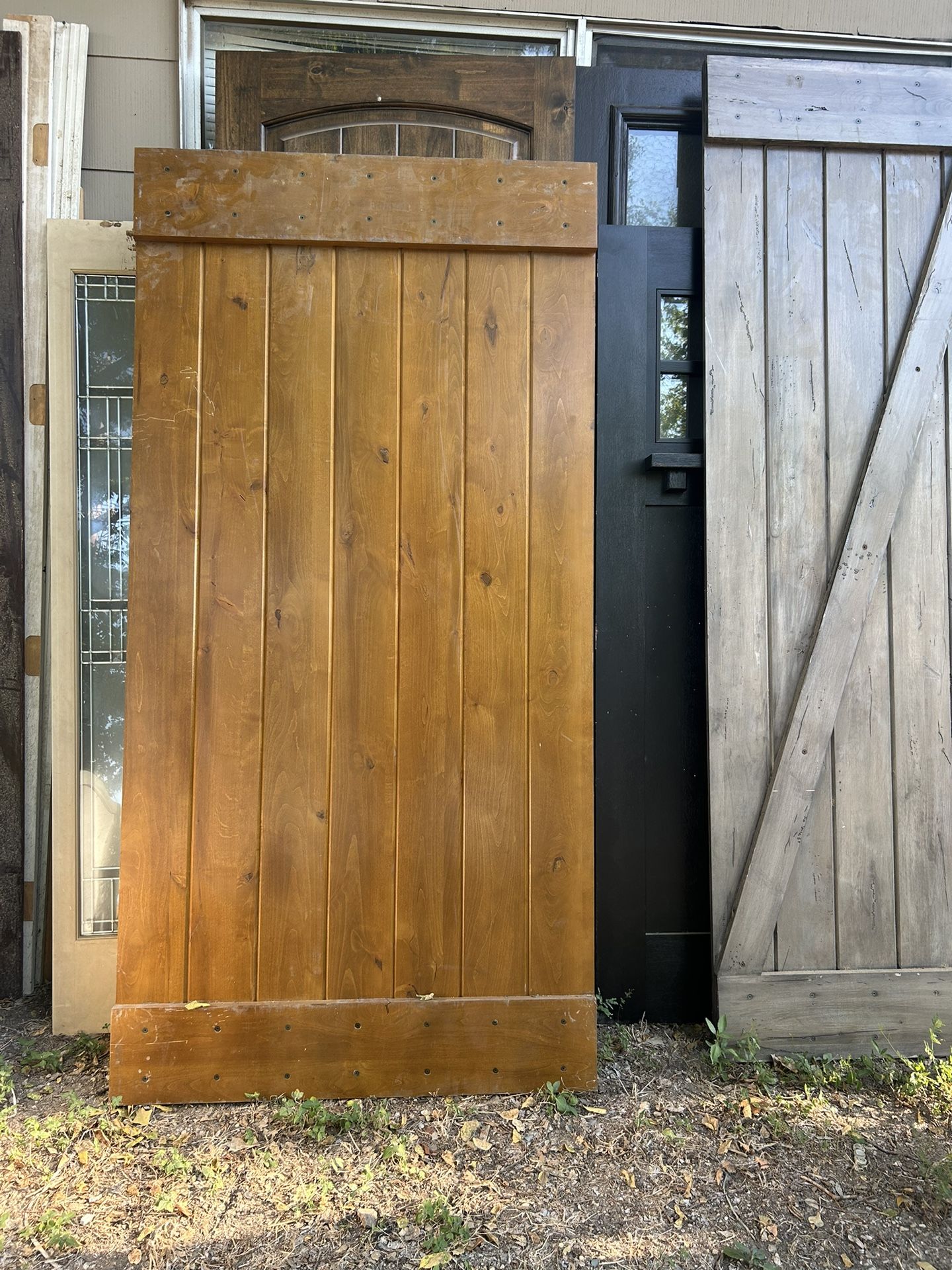 42x84 Alder wood barn Door