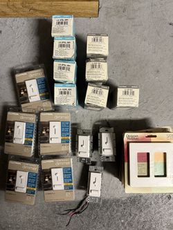 Lutron Dimmers, Switches & 2-Gang Plates