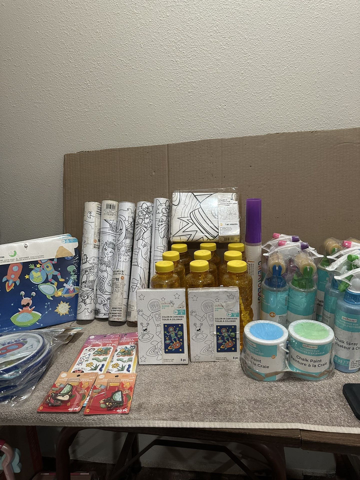 Bundle Of Arts And Crafts  And   Bubble S