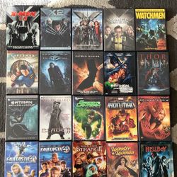 20 Superhero DVD’s