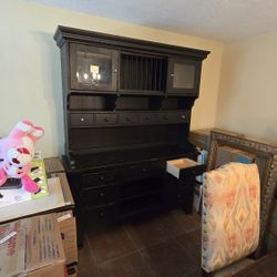 Black China cabinet 