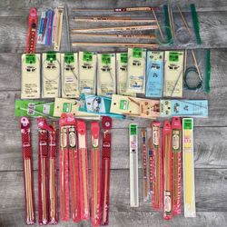 Assorted Lots Japanese Knitting Needles, Circular, Crochet, Tunisian