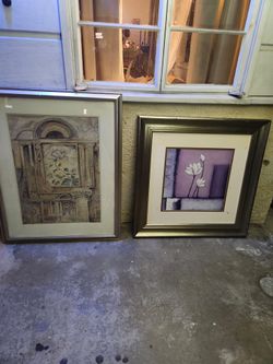 Free Glass framed art