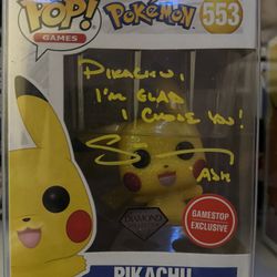 Autographed Pikachu Funko For Sale