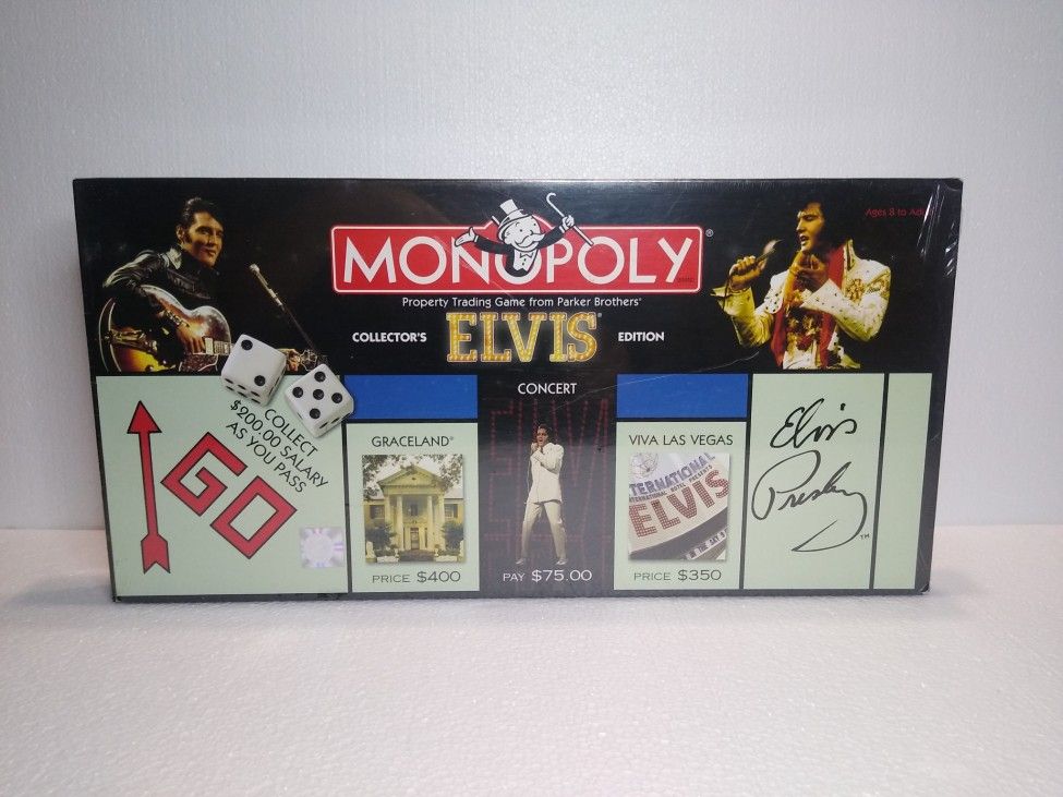 Elvis Presley Monopoly game NEW