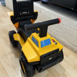 Cat Construction Dump Ride On Truck With Lights And Sounds 