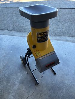 Chicago Chipper Shredder. 2-1/2 hp. Like new.
