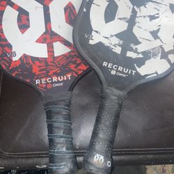 Two Pickle ball Paddles  Like New 