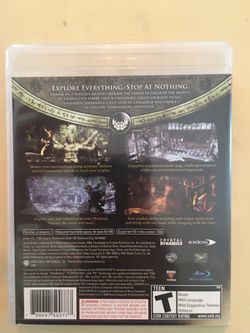 Sony PlayStation ps3 tomb raider underworld