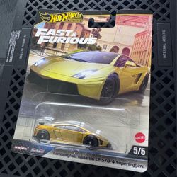 Hot Wheels 2025 Fast & Furious Lamborghini Gallardo LP 570-4 Superleggera