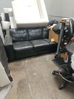 Two Black Couches