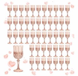 7OZ Plastic Wine Glasses